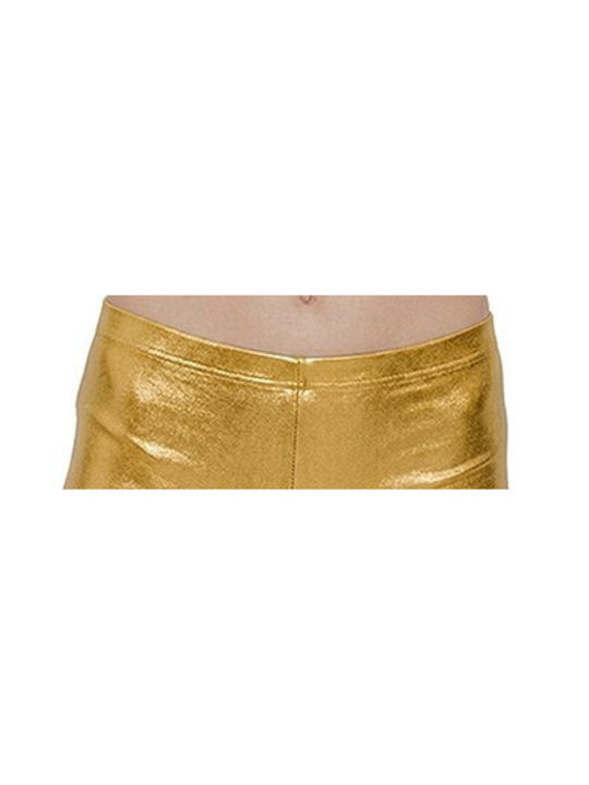 Kinder-Tanzbekleidung Gold Baumwollshorts