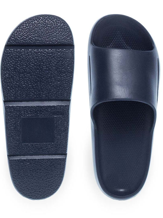 Herren Slides Anatomisch Blau
