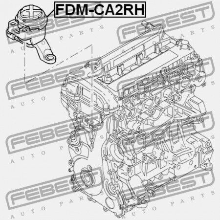 Δεξί Μαξιλάρι Κινητήρα Υδραυλικό Ford Mondeo Ca2 2007-2014 Eu 1537687