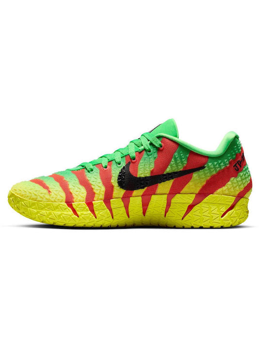 Ja 3 "Jurassic Park Explorer" Χαμηλά Μπασκετικά Παπούτσια Green Spark / Black / University Red / Dynamic Yellow