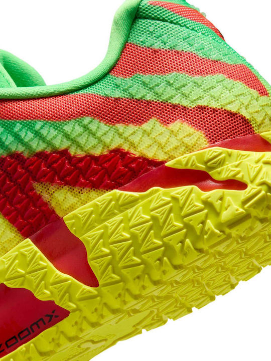 Ja 3 "Jurassic Park Explorer" Χαμηλά Μπασκετικά Παπούτσια Green Spark / Black / University Red / Dynamic Yellow
