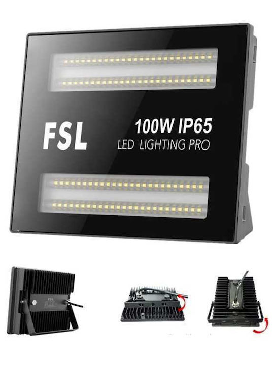 Lightplanet Draußen LED-Panels 100W mit Kaltweißem Licht 6500K