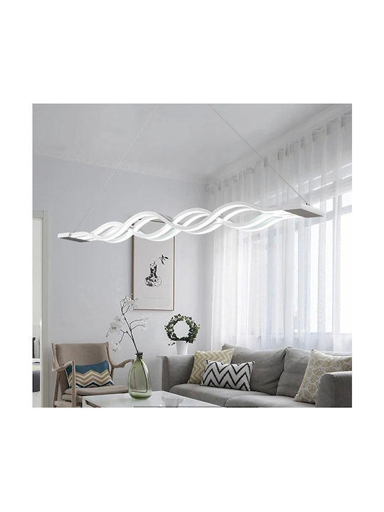 Lightplanet White LED Pendant Ceiling Light with Natural White Light