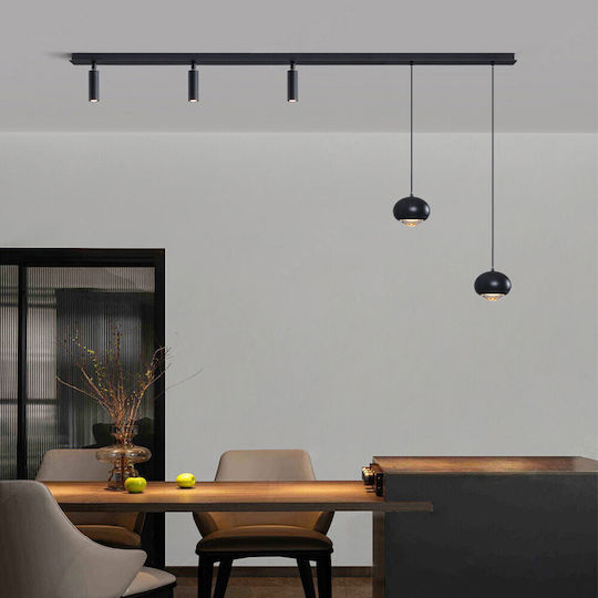Lightplanet Black LED Pendant Ceiling Light with Natural White Light