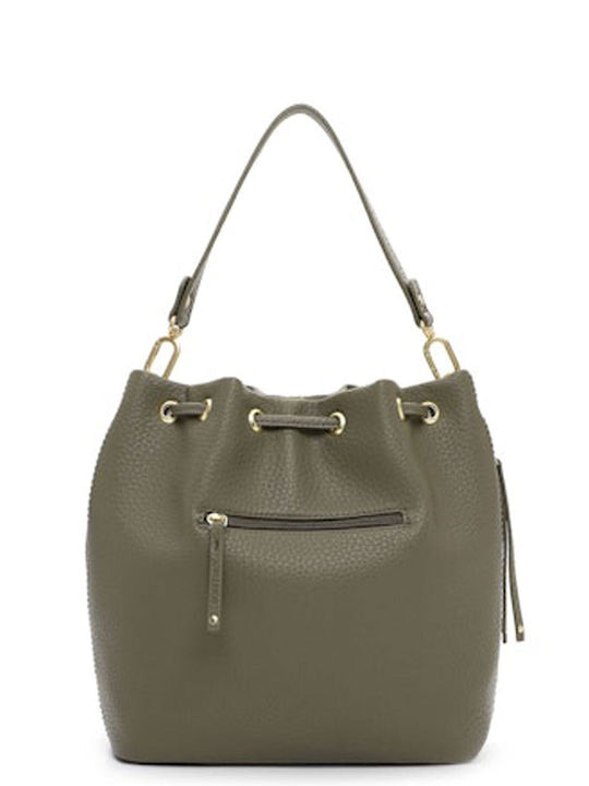 Women's Khaki Drawstring Bag