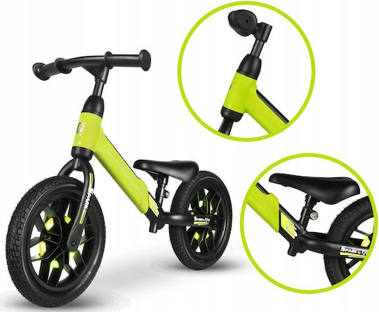 Q Play Kids Balance Bike Spark Green