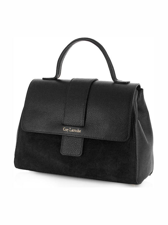 Leather Women's Crossbody Bag Black
