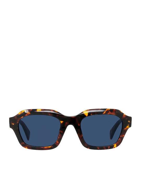 Kenzo Women's Sunglasses with Brown Tartaruga Frame and Brown Lens