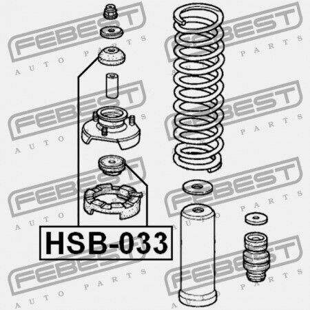 Предно Купе Амортисьор Амортисьор Honda CR-V RD1 1996-2001 GN 51631-SS0-004