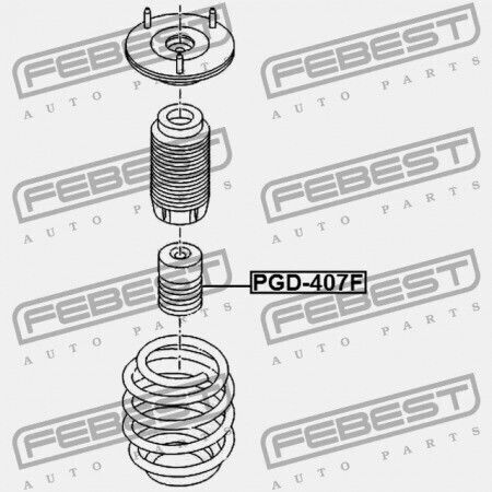 Kofferraum-Schock Für Peugeot 407 2004-2010 5033.98
