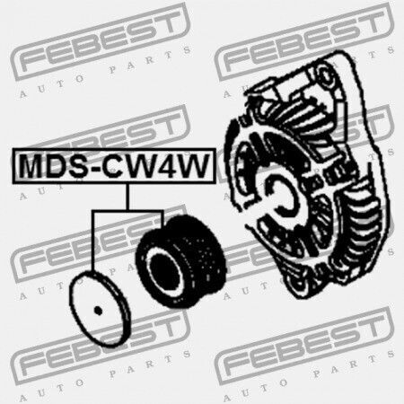 Τροχαλία Εναλλακτήρα Mitsubishi Lancer Cy Cz 2007.03-2013.02 Eur 1800a061