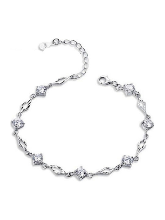 Damentäuberarmband aus Silber