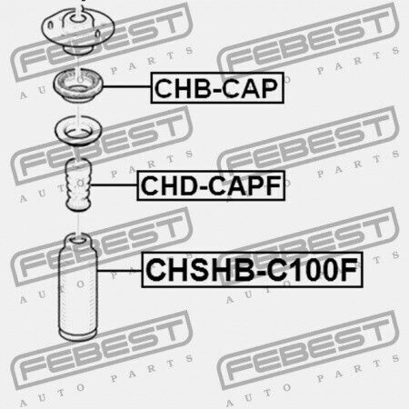 Κάλυμμα Μπροστινού Αμορτισέρ Chevrolet Captiva 2010 Eu 96626335