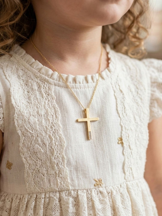 Women’s Gold Cross 9K with Chain