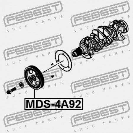 Riemenscheibe Kurbelwelle Mitsubishi Lancer Cy Cz 2007.03-2013.02 Eur 1104a087