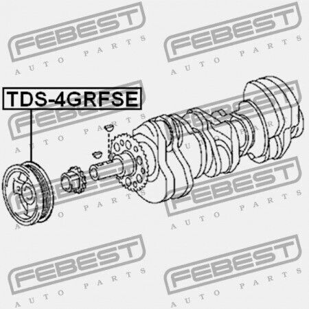 Pulley Crankshaft Toyota Crown Grs182 2004.11-2008.02 Gr 13470-31021