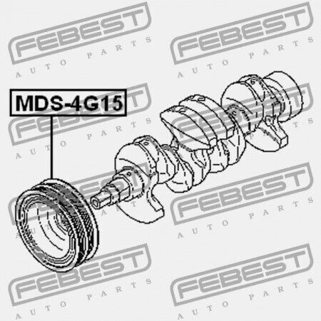 Riemenscheibe Kurbelwelle Mitsubishi Lancer Lancer Cedia Cs Ct 2000.03-2009.08 Jpn Md356151