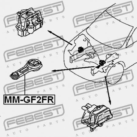 Suport Motor Fata Mitsubishi Outlander Gf0 2012.04-2013.01 Eur 1092a187