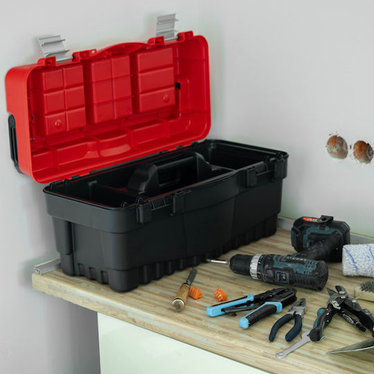 Kadax Pro Cutie de Unelte de Mână din Aluminiu cu Organizator de Capac