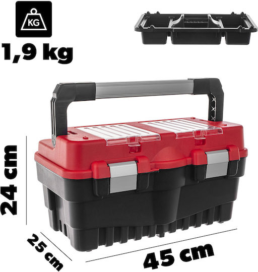 Kadax Pro Cutie de Unelte Manuală din Aluminiu