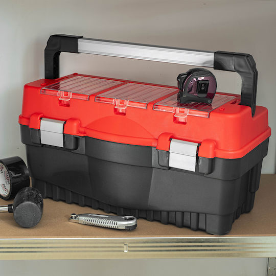 Kadax Pro Cutie de Unelte de Mână din Aluminiu cu Organizator de Capac