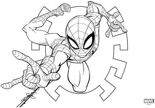 Spiral Drawing Pads Stickers & Stencils A4 Nyc Hero Spider-man 40 Sheets Marvel