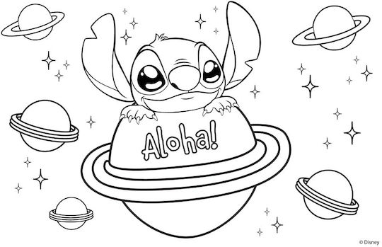 Блок За Рисуване Спирала Самозалепващи Стикери И Стенсили A4 You' Re My Favourite 40бр Disney