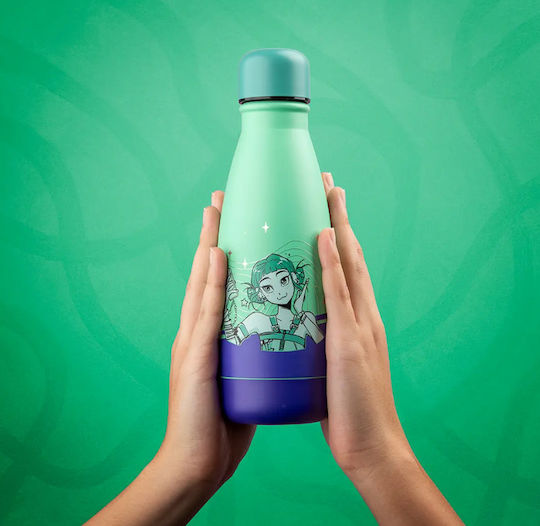 Cinereplicas Kpop Demon Hunters Kids Stainless Steel Gray Water Bottle 500ml