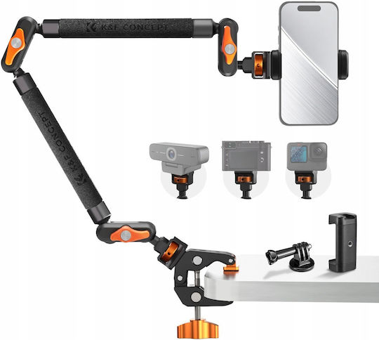 Kf Magic Arm Mounting Arm 22" + Super Clamp Crab Clamp 1/4 3/8 K&f Kf31.201