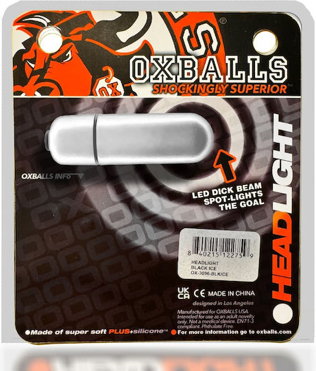 Oxballs Headlight Led Glow Silicone Shaft Holster Clear Ice