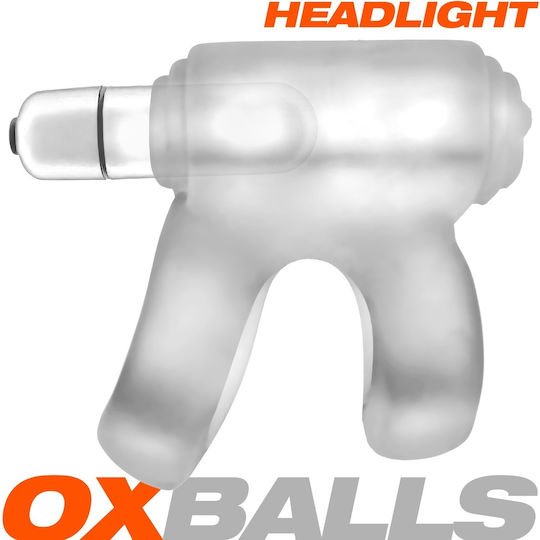 Oxballs Headlight Led Glow Silicone Shaft Holster Clear Ice
