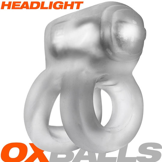 Oxballs Headlight Led Glow Silicone Shaft Holster Clear Ice