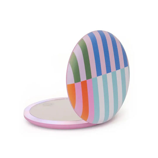 Kikkerland Makeup Mirror Purse with Light 9x1.5cm