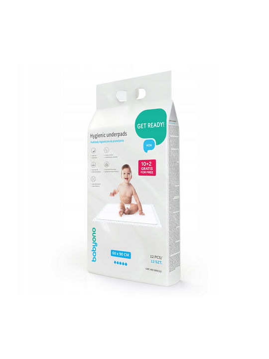 Babyono Σελτεδάκια μιας Χρήσης 60x90εκ. 12τμχ