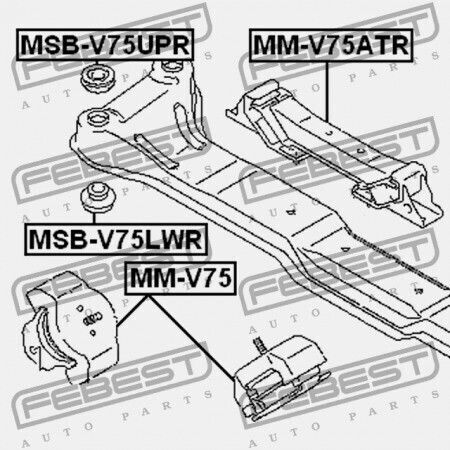 Perna Motor Spate Mitsubishi Pajero Monterolong V90 2006.08 G Xp Mr448194