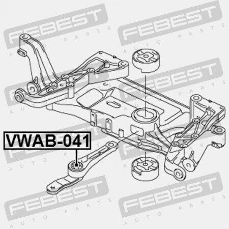 Suport Motor Spate Audi Q3 2012 Mex 3c0199855m
