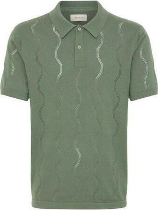 Polo Herrenbluse Kurzarm Grün