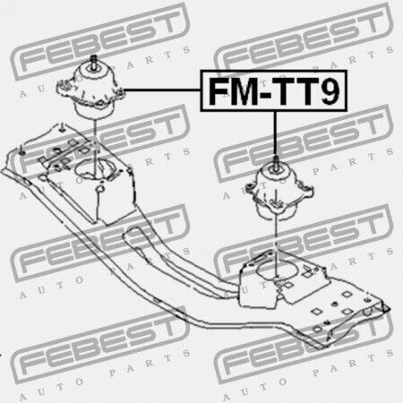 Hydraulic Engine Mount for Ford Transit Tt9 2006-2013 Eu