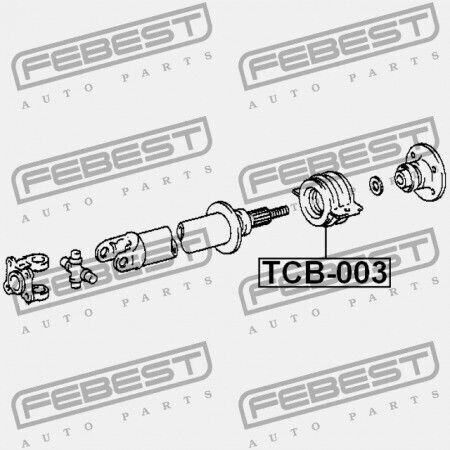 Suport Ax Toyota Hiace Hiace S.b.v Klh1 2 Lxh1 2 Rch1 2 1995.08-2011.1 37230-26020