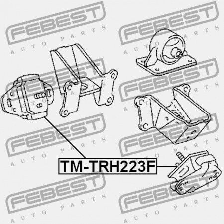 Febest Motorhalterungen Für Toyota Hiace Kdh2 Lh2 Trh2 2005.01-2014.02 Us 12361-75100
