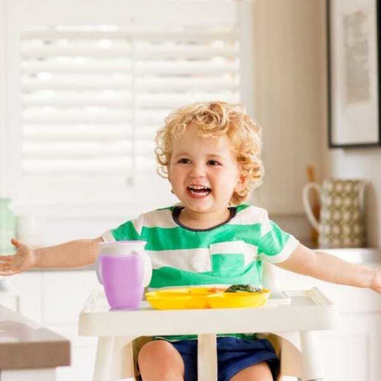 Munchkin Παιδικό Ποτηράκι Miracle 360° Trainer Cup από Πλαστικό Μωβ 207ml για 6m+