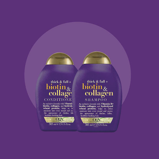 OGX Balsam de Volum cu Biotină 385ml