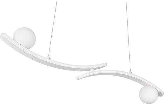 Trio Lighting Napoli Ceiling Light White LED