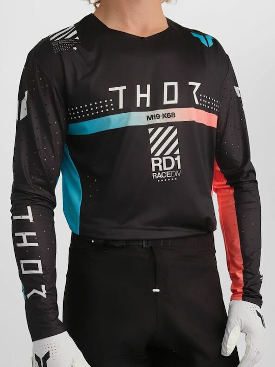 Thor Блуза Synth Racewear Sportmode Черна Polyester