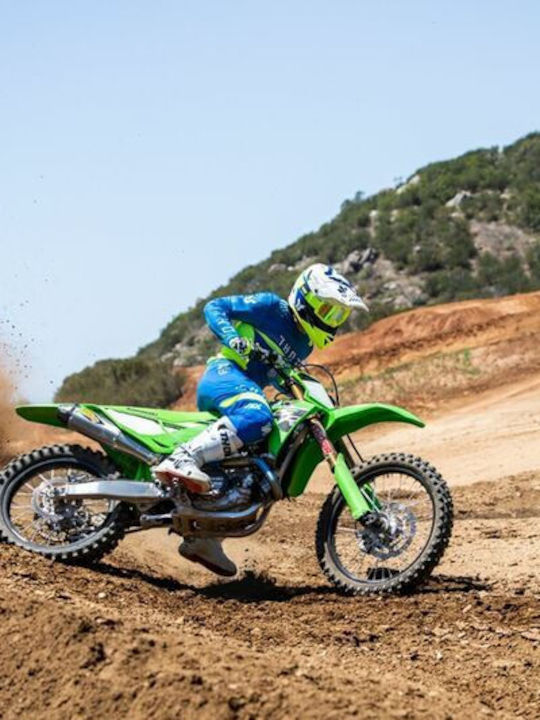Thor Synth Racewear Sportmode Ανδρική Μπλούζα Motocross Μακρυμάνικη Μπλε Χρώμα