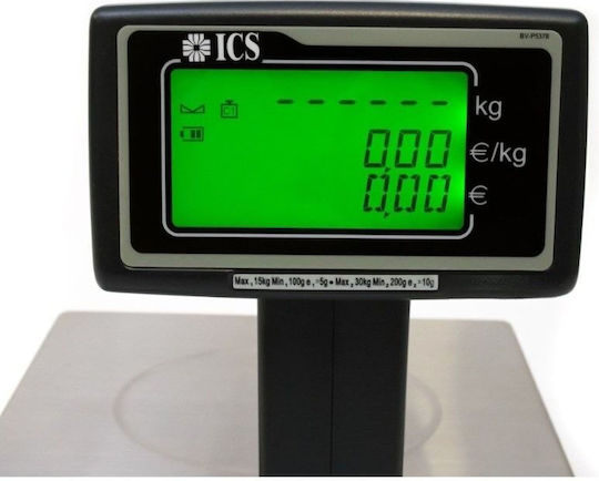 ICS G 325 Electronic Retail Scale with Weighing Capacity 15kg and Accuracy 5g ZYG-G325-15KG-M
