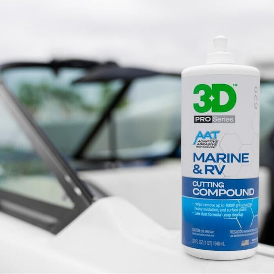 3d Marine Rv Cutting Compound Cutting Paste Boats 946ml