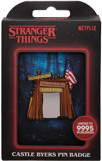 Stranger Things Pin Badge Castle Byers Limited Edition