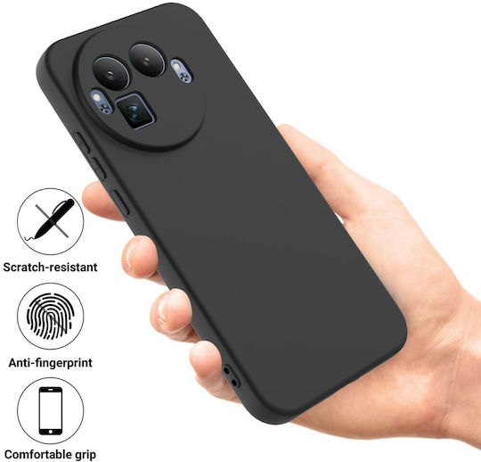 Realme GT 8 Pro 5G OEM Silicone Back Cover Black With Strap