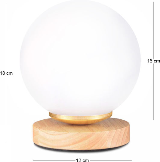 Megapap Lumină Decorativă Luma E27 12x12x18cm